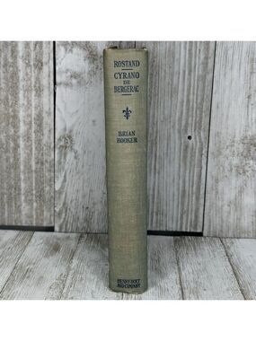 Vintage Cyrano de Bergerac by Edmond Rostand Hardcover Book 1942